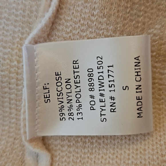 LE LIS Cream Tan Check Floral Mod Sleeveless Sweater Mini Bodycon Micro Dress - Picture 8 of 9